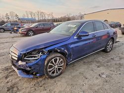 Mercedes-Benz C-class salvage cars for sale: 2017 Mercedes-Benz C 300 4matic