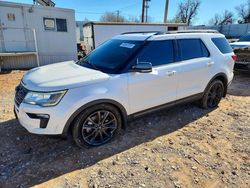 Salvage cars for sale from Copart Oklahoma City, OK: 2018 Ford Explorer xlt