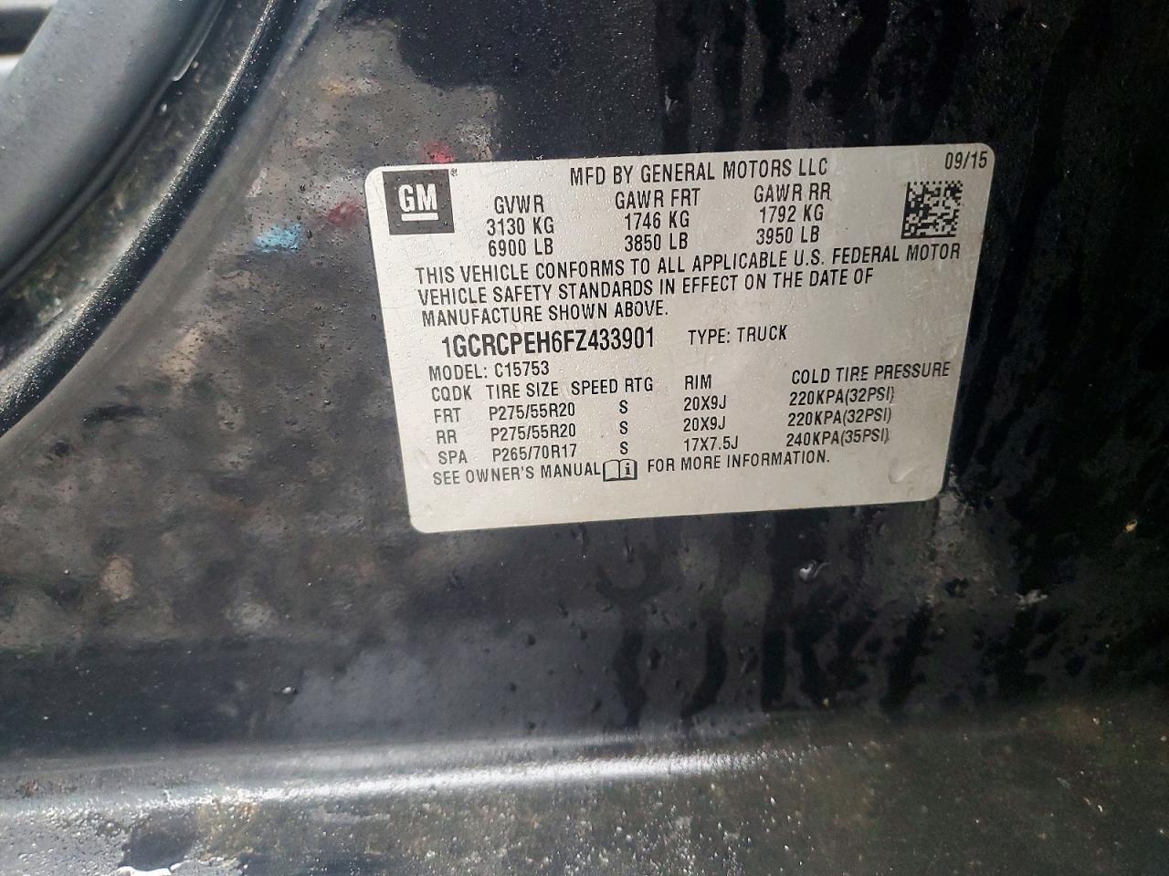 2015 Chevrolet Silverado C1500
