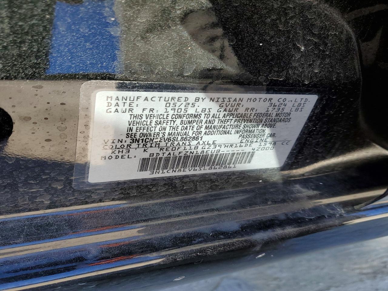 2025 Nissan Versa sv