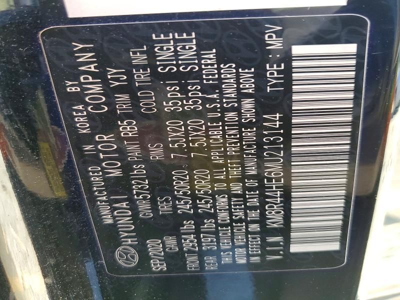 2021 Hyundai Palisade sel