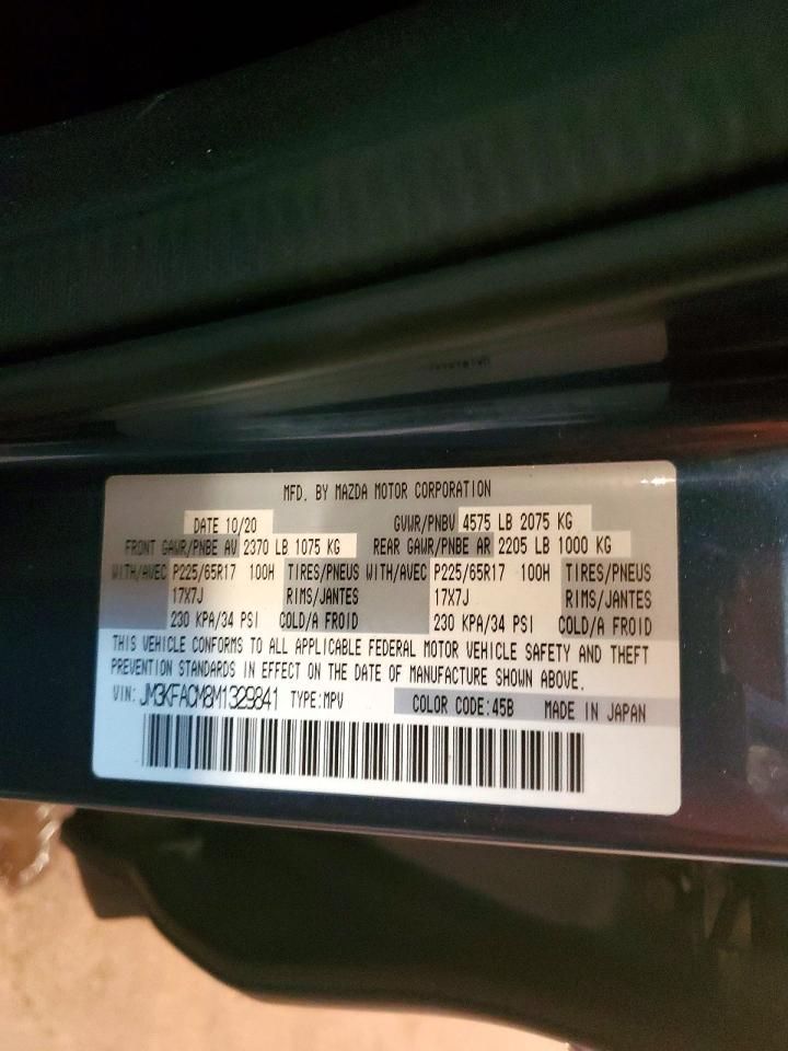 2021 Mazda Cx-5 Touring