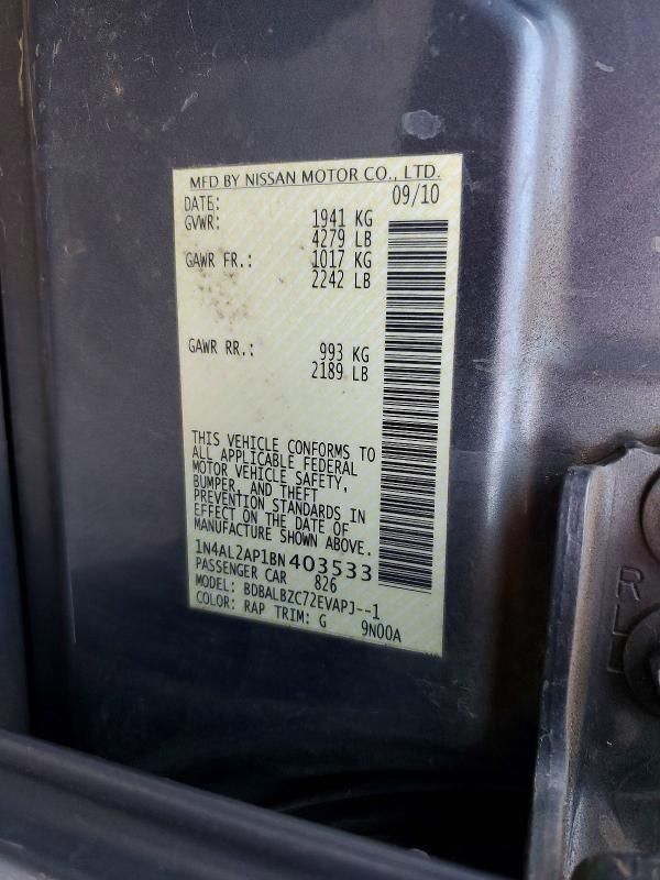 2011 Nissan Altima Base