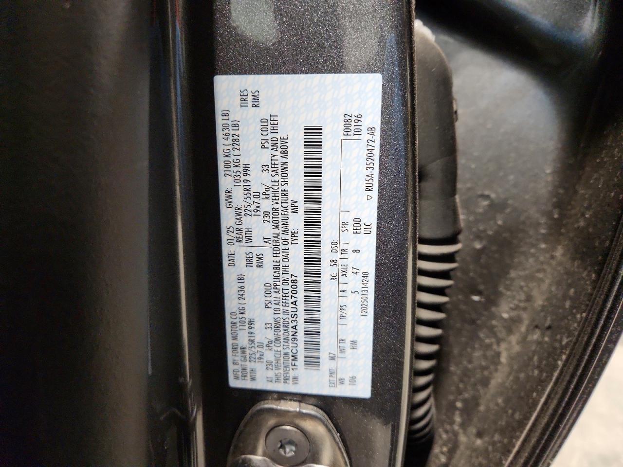 2025 Ford Escape st Line Select