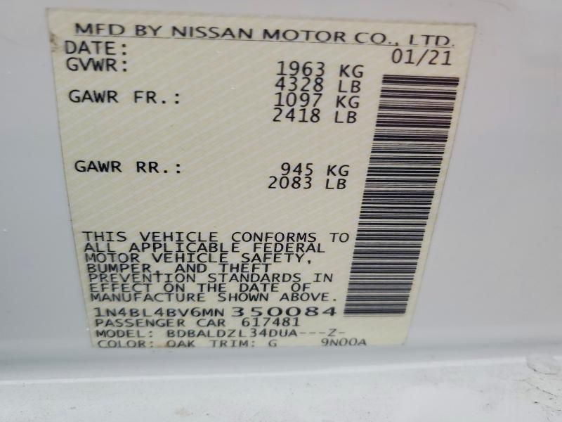 2021 Nissan Altima s