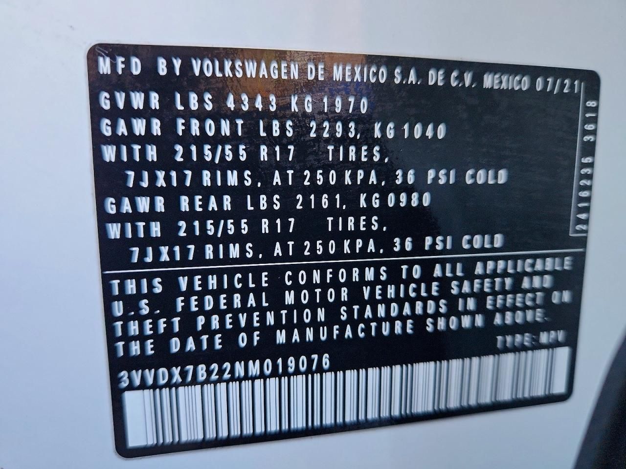 2022 Volkswagen Taos s