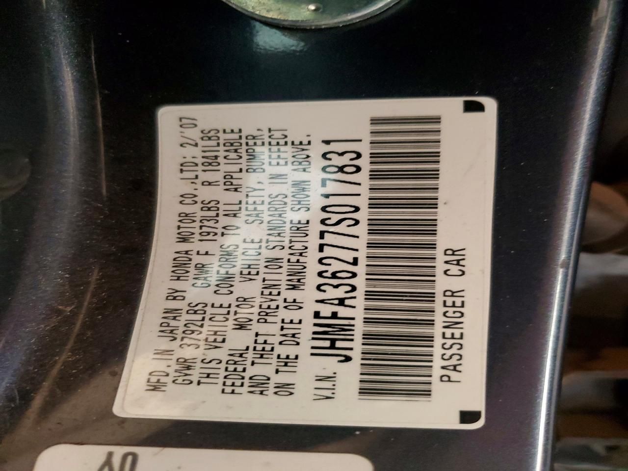 2007 Honda Civic Hybrid