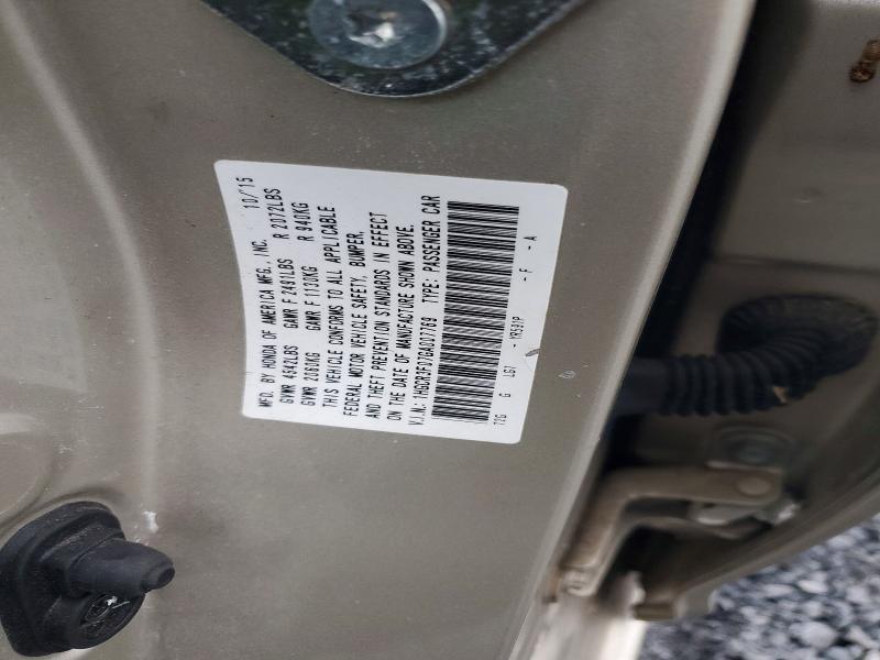 2016 Honda Accord exl