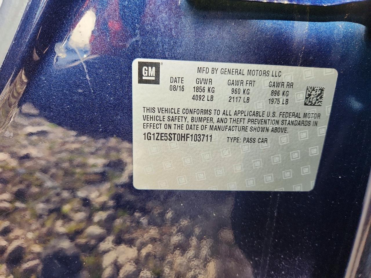 2017 Chevrolet Malibu lt