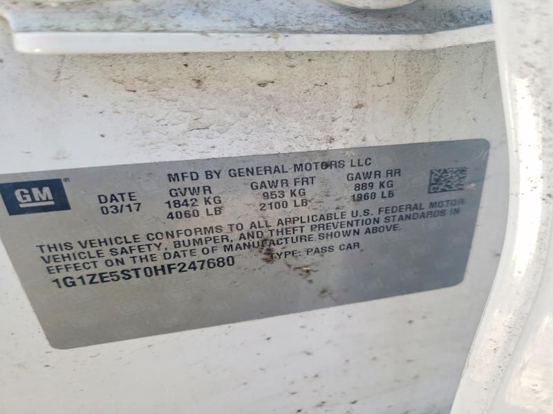 2017 Chevrolet Malibu lt