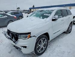 Jeep salvage cars for sale: 2021 Jeep Grand Cherokee Overland