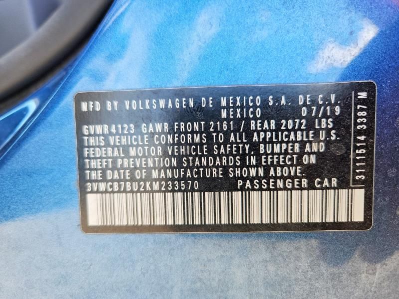 2019 Volkswagen Jetta s