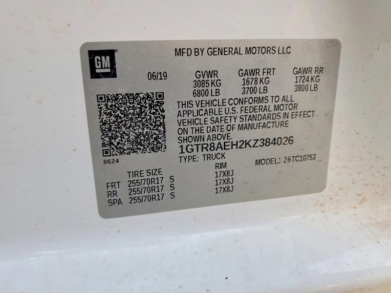 2019 GMC Sierra C1500