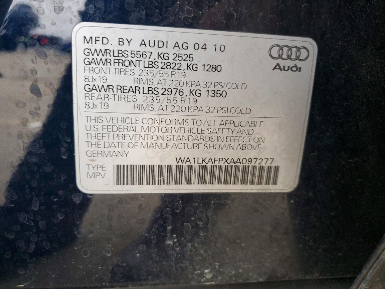 2010 Audi Q5 Premium Plus