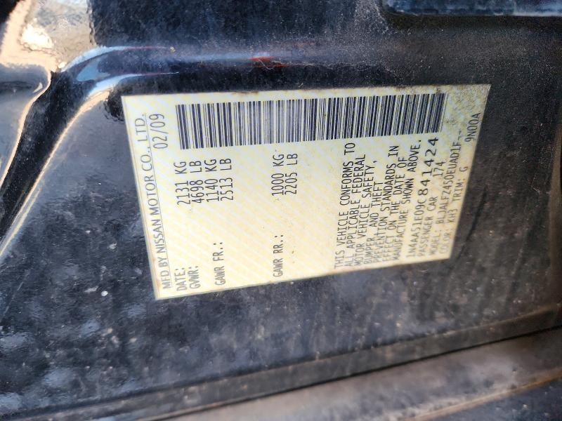 2009 Nissan Maxima s