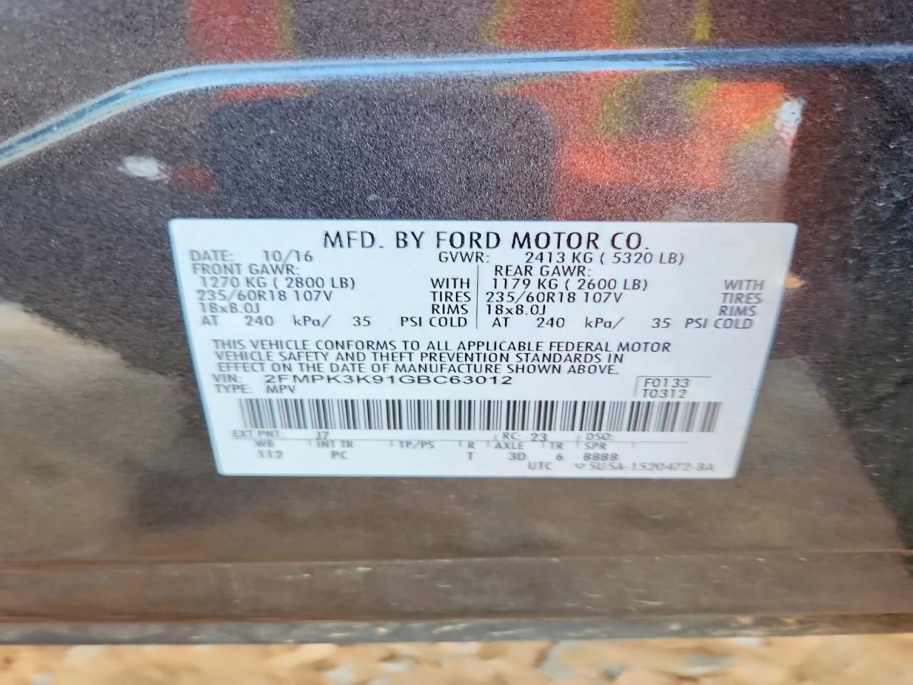 2016 Ford Edge Titanium