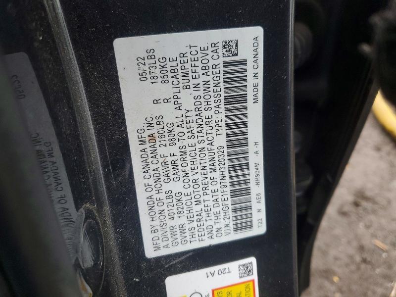2022 Honda Civic Touring