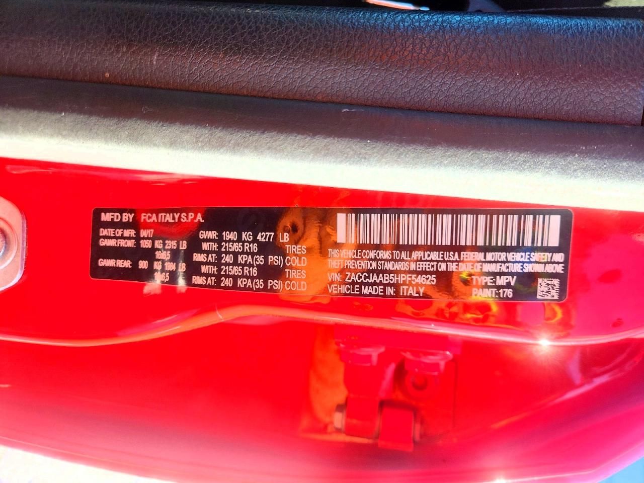 2017 Jeep Renegade Sport