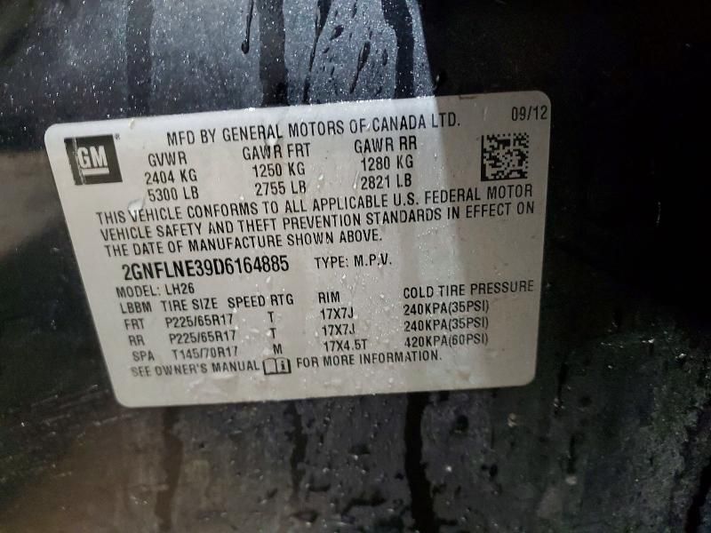 2013 Chevrolet Equinox lt