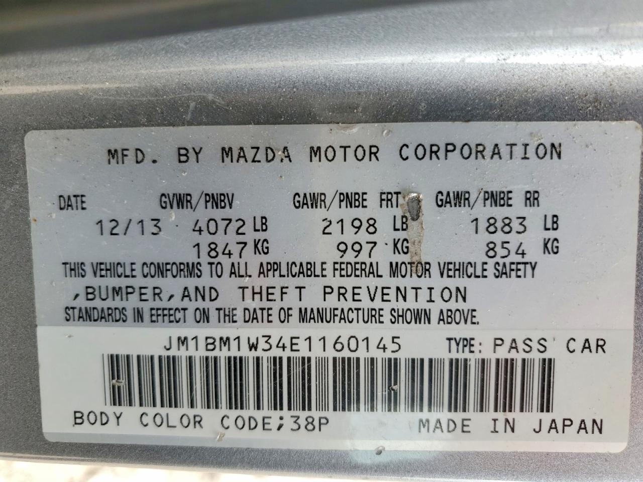 2014 Mazda 3 Grand Touring