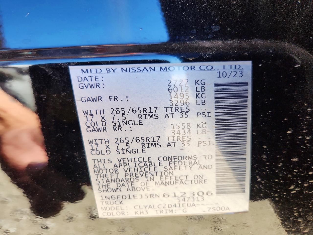 2024 Nissan Frontier s