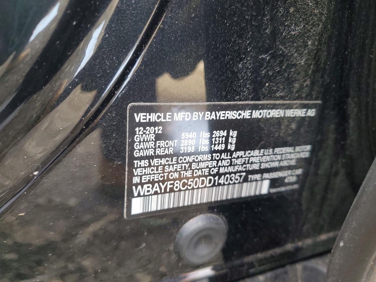 2013 BMW 750 lxi