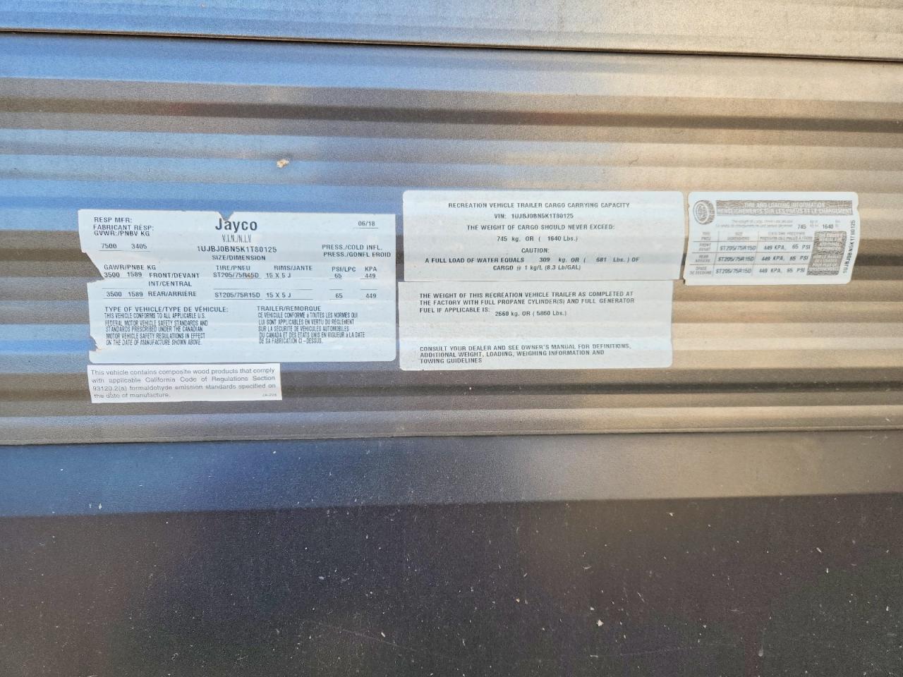 2019 Jayco Jayco