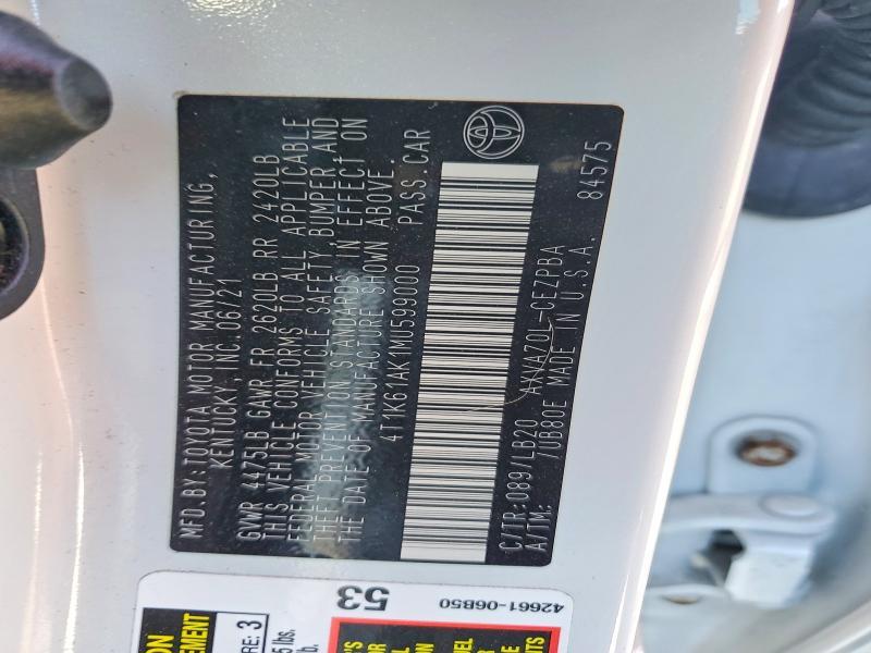 2021 Toyota Camry xse