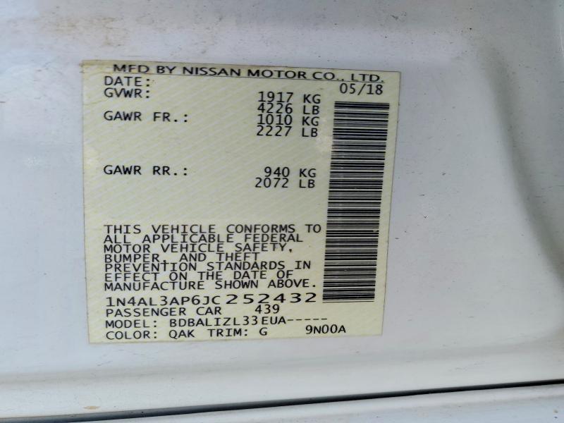 2018 Nissan Altima 2.5