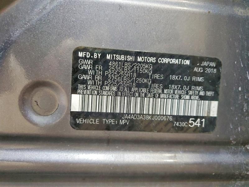 2019 Mitsubishi Outlander se