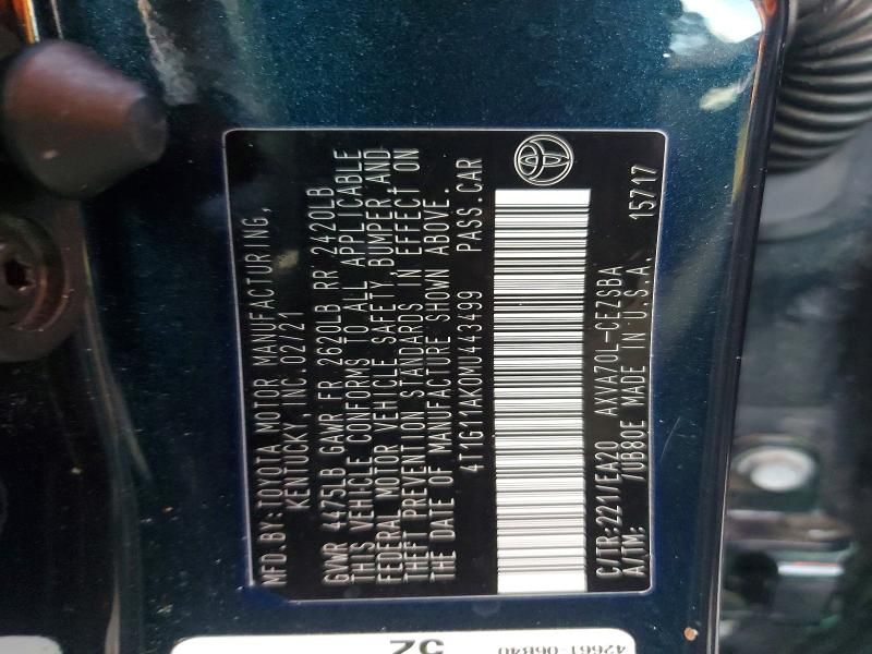 2021 Toyota Camry se