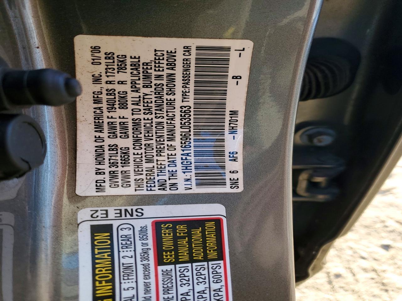 2006 Honda Civic lx