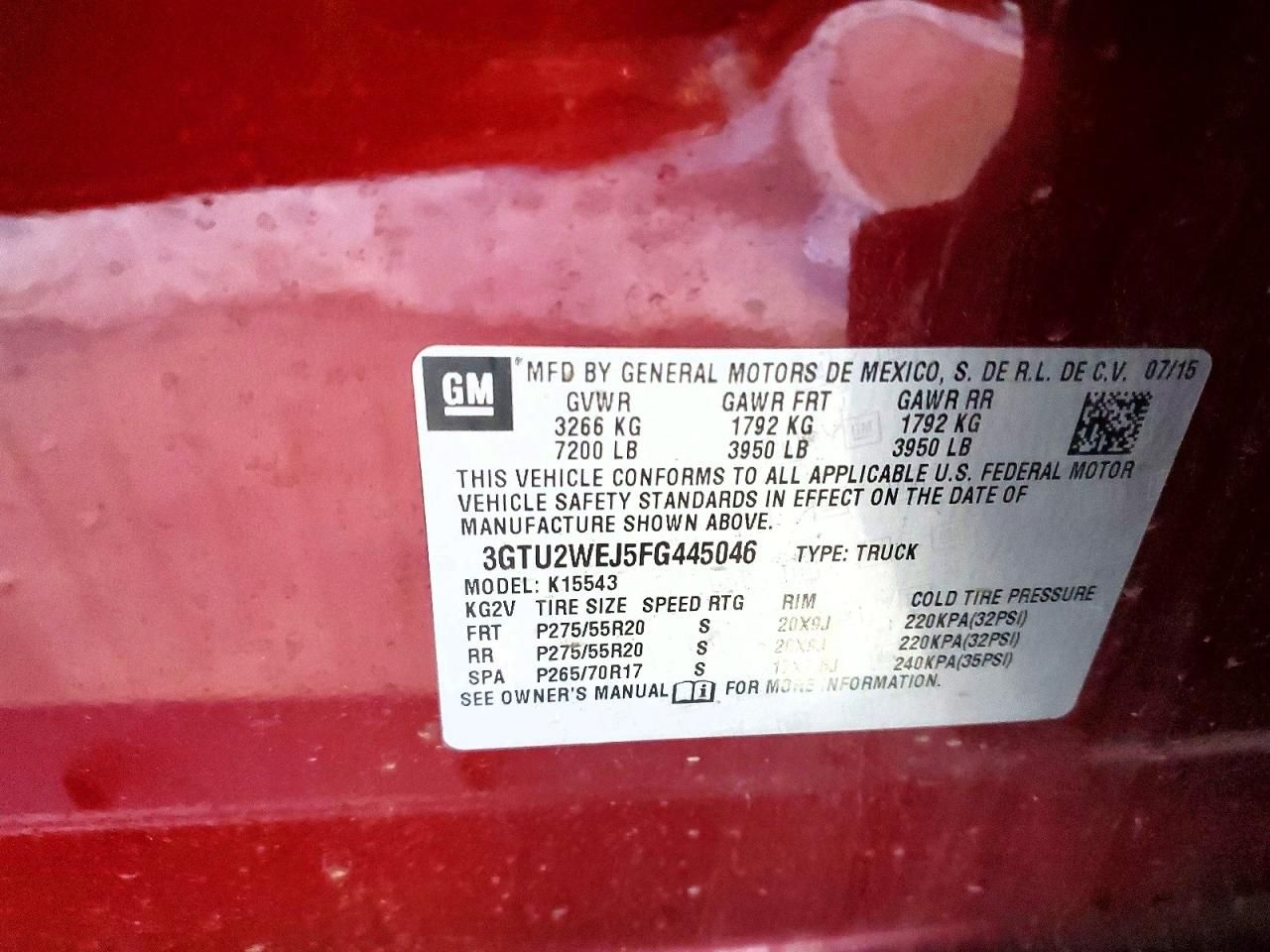 2015 GMC Sierra K1500 Denali