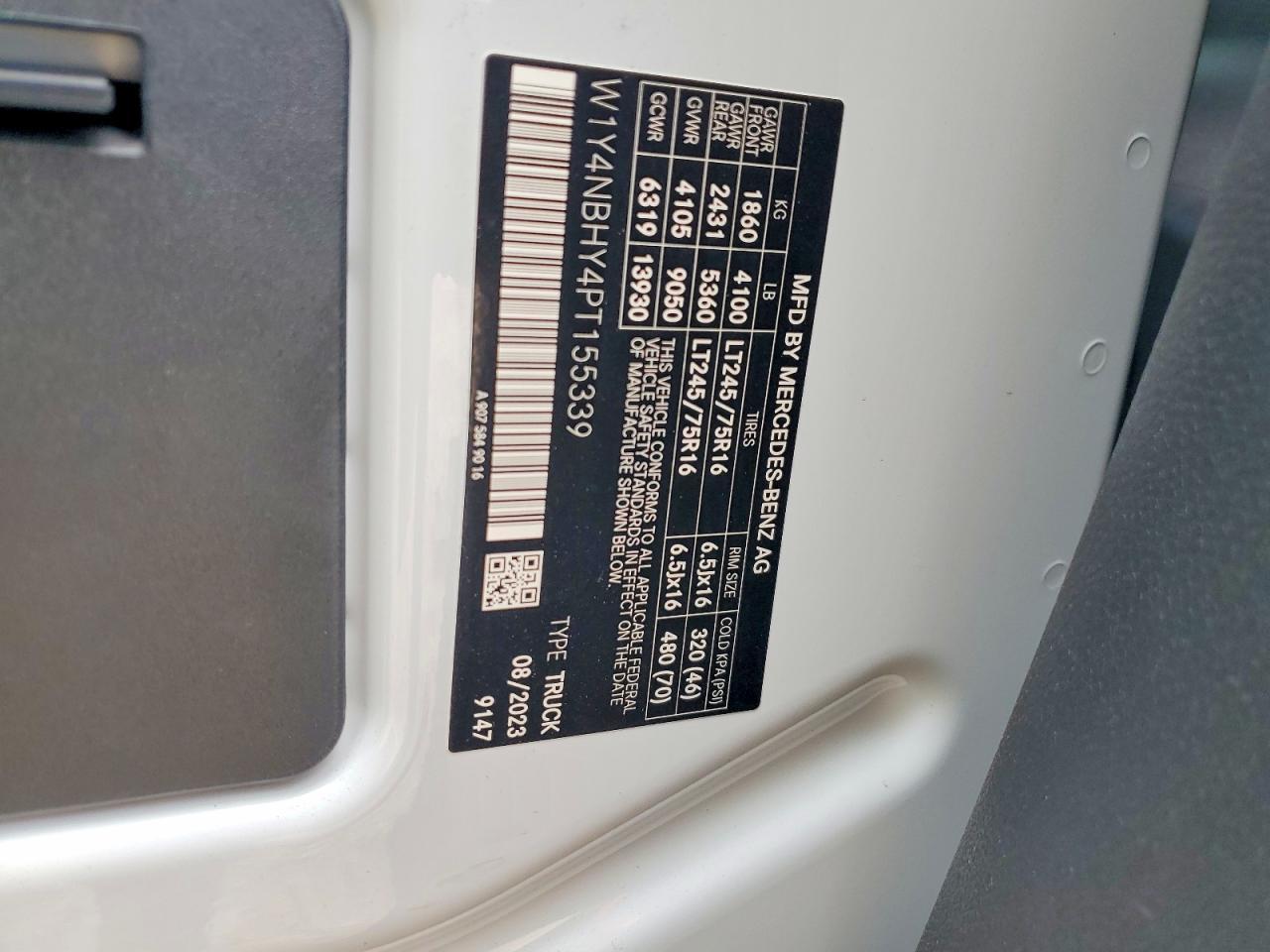 2023 Mercedes-Benz Sprinter 2500 Utility / Service van