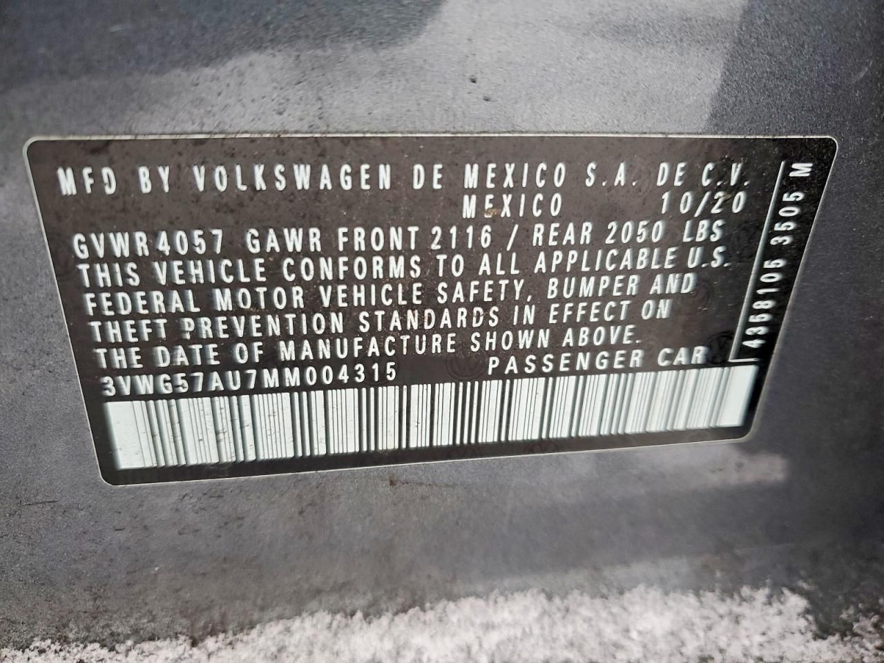 2021 Volkswagen Golf