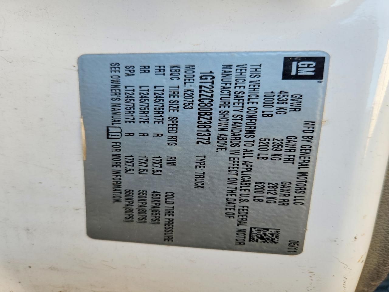 2011 GMC Sierra K2500 Heavy Duty