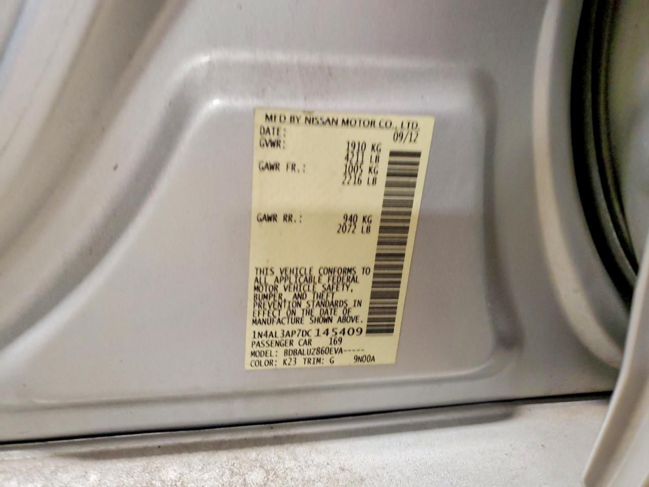 2013 Nissan Altima 2.5