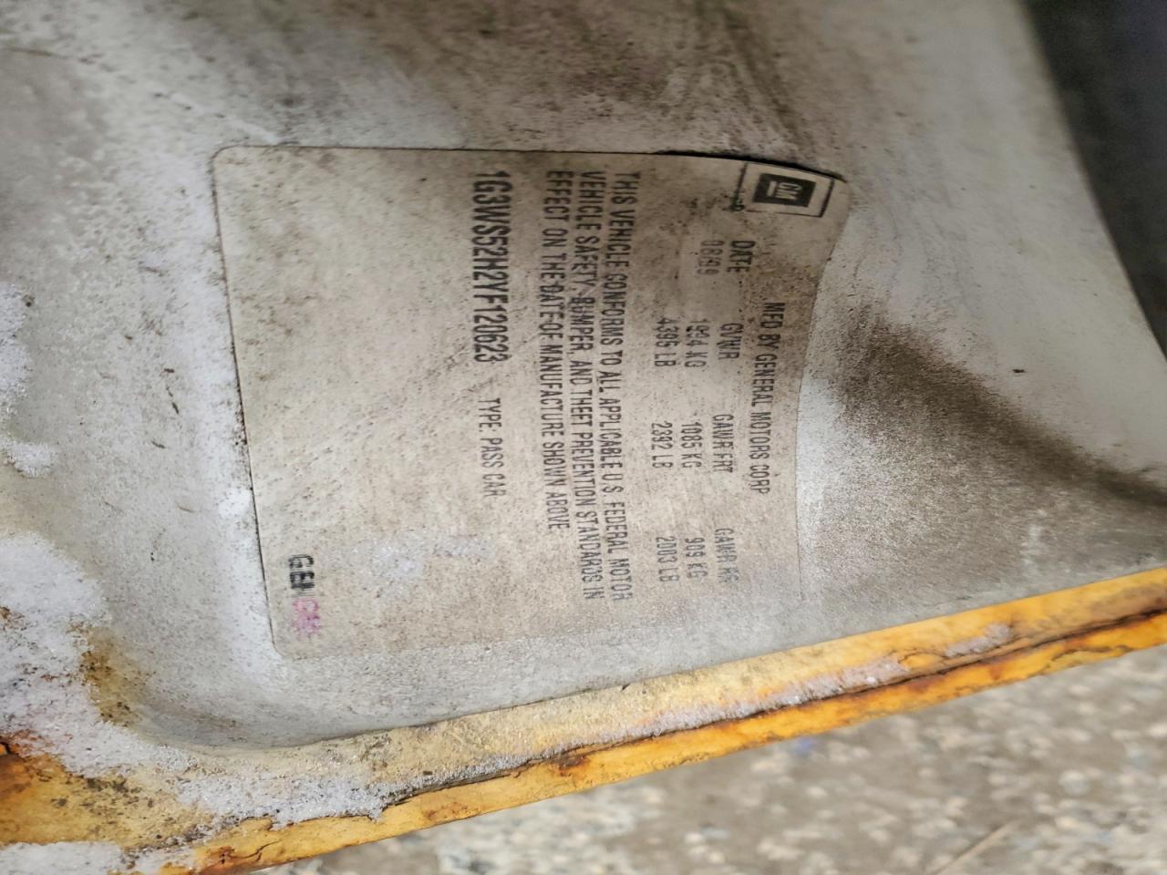 2000 Oldsmobile Intrigue gl