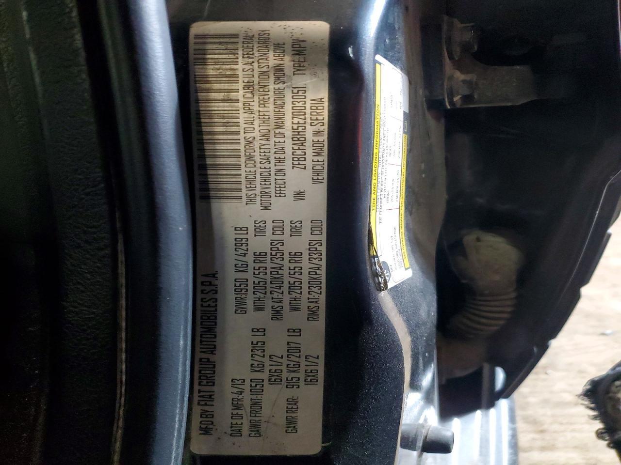 2014 Fiat 500l Easy