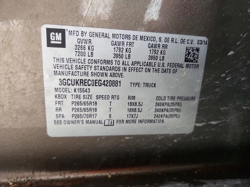 2014 Chevrolet Silverado K1500 lt