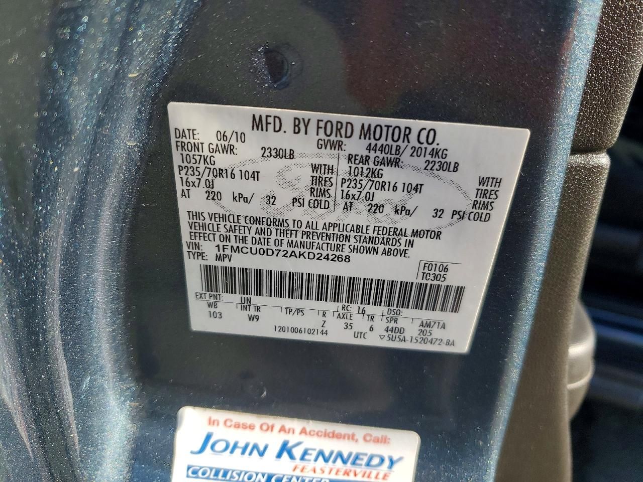 2010 Ford Escape xlt