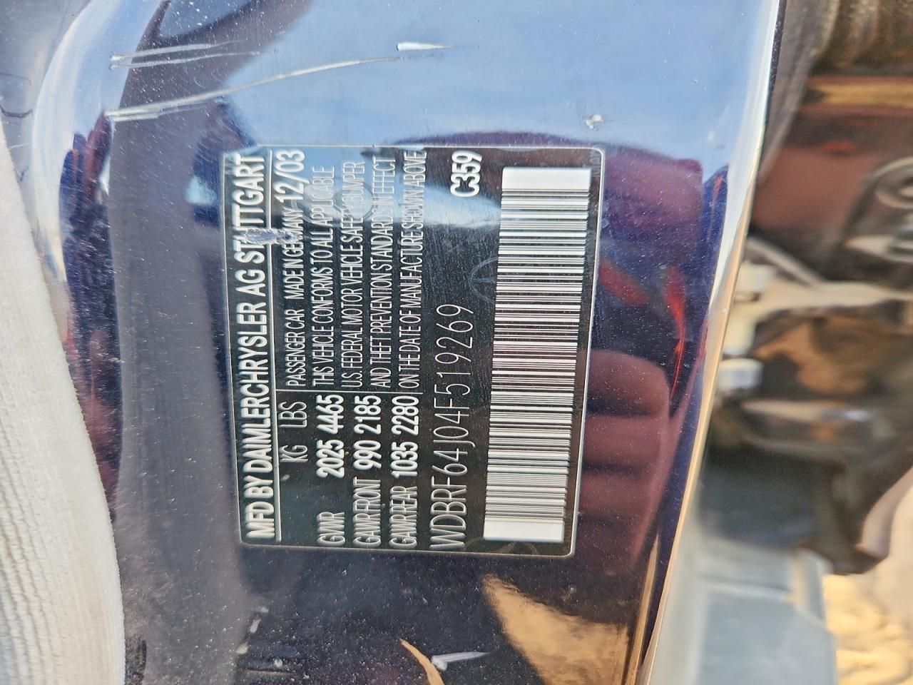 2004 Mercedes-Benz C 320