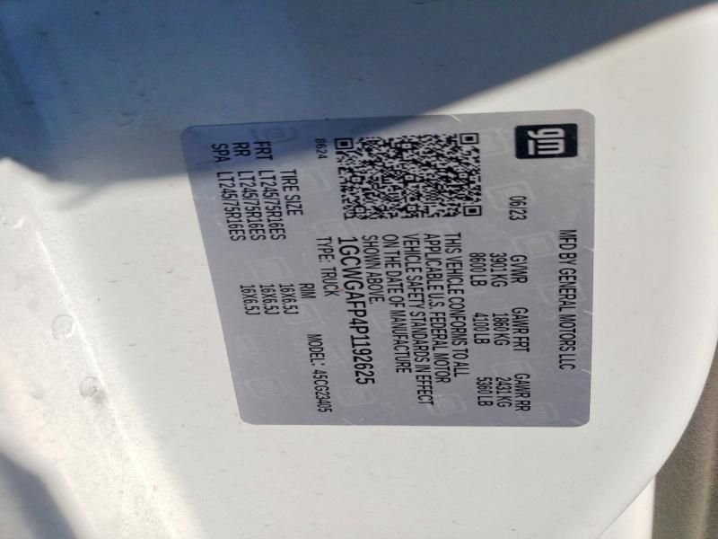 2023 Chevrolet Express 2500 Utility / Service Van