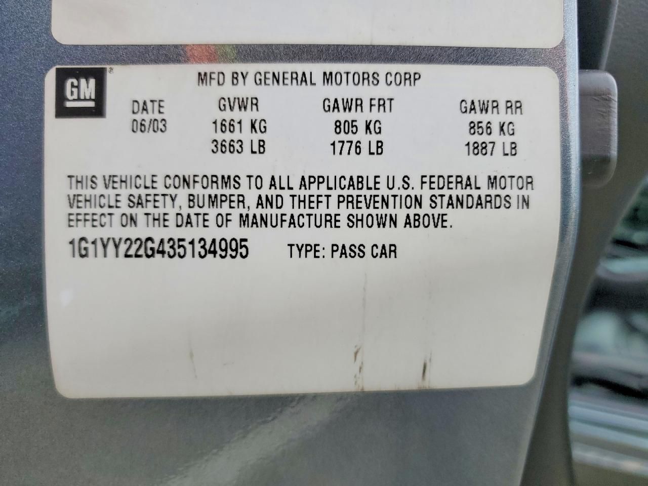 2003 Chevrolet Corvette