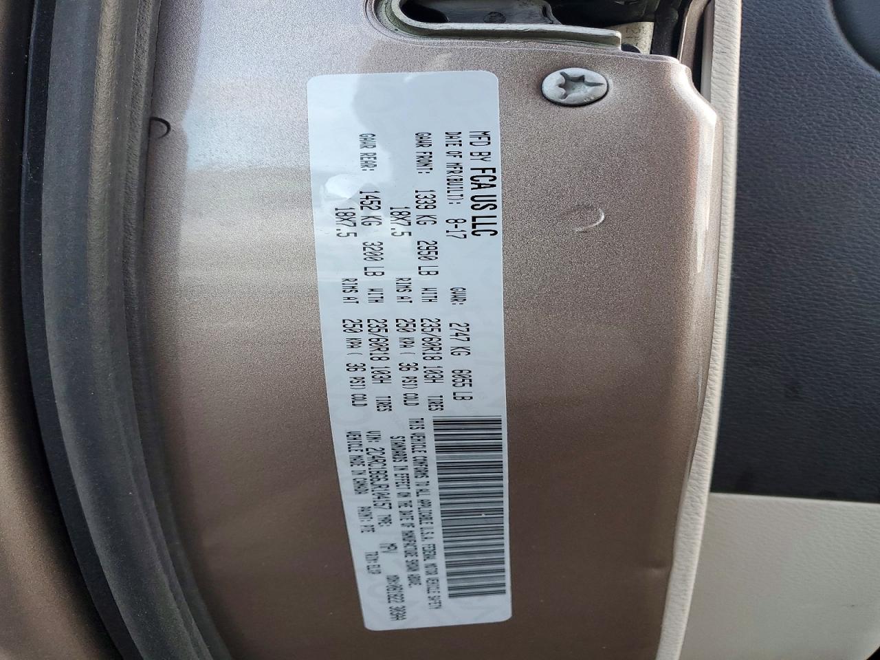 2018 Chrysler Pacifica Touring l