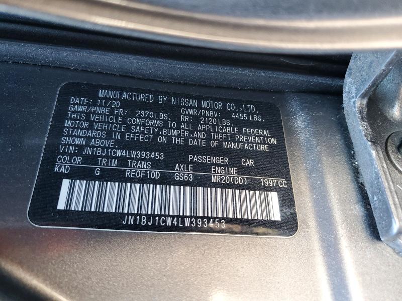 2020 Nissan Rogue Sport s