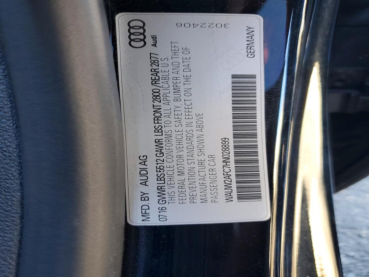 2017 Audi A7 Premium Plus