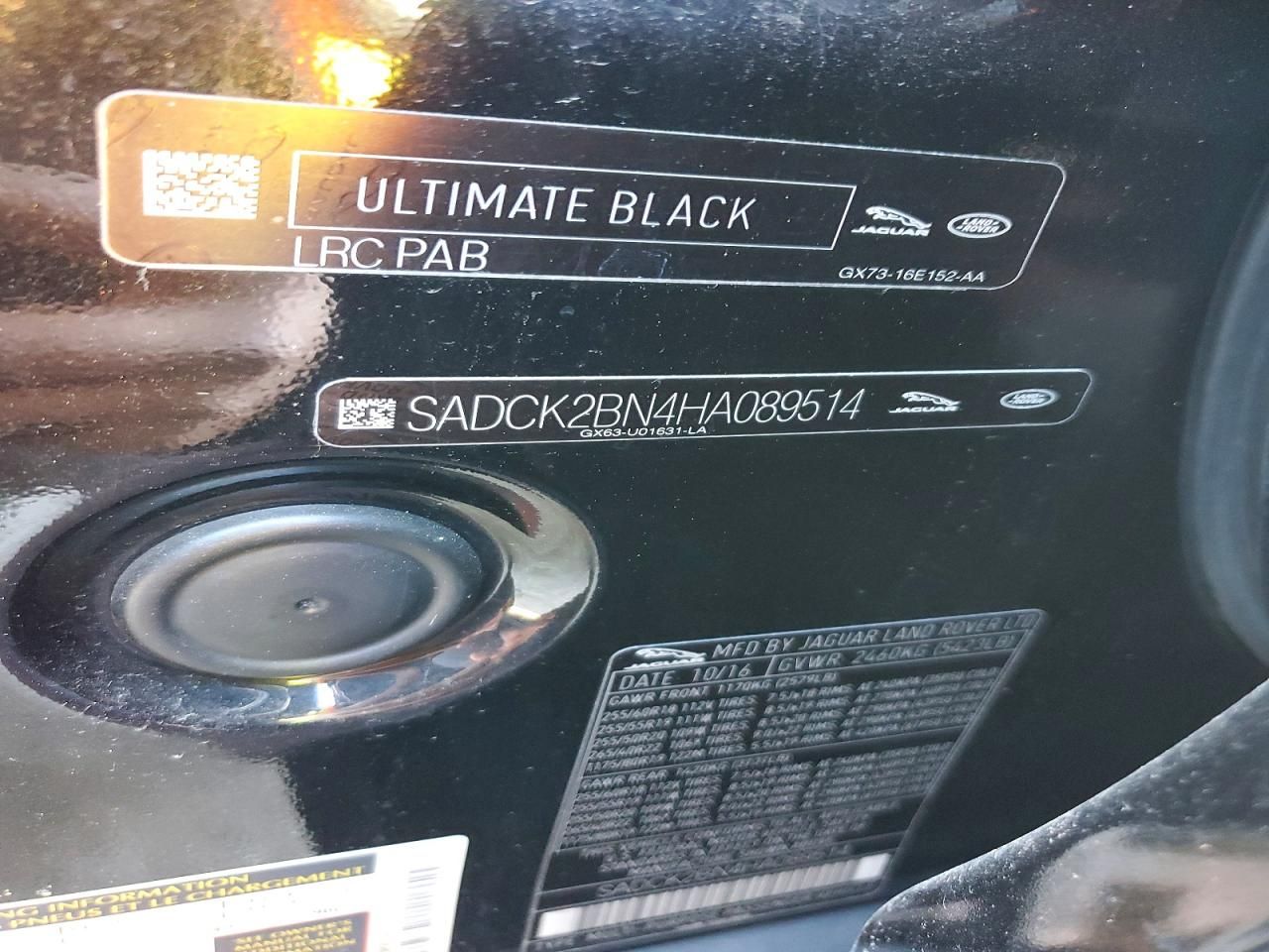 2017 Jaguar F-pace Prestige