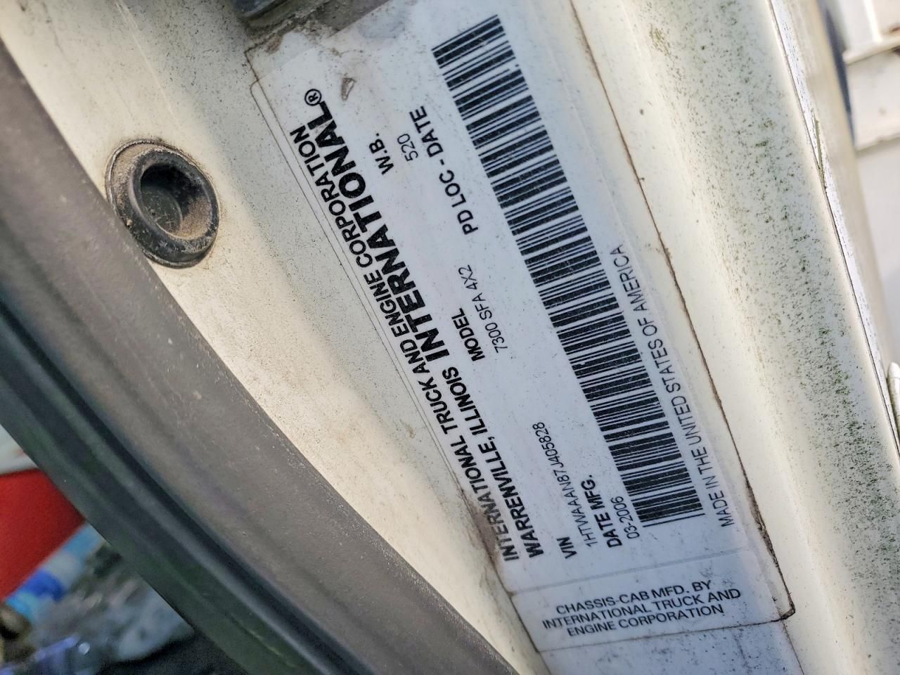 2007 International 7300 Railroad Service Truck