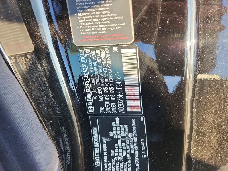 2002 Mercedes-Benz Slk 320